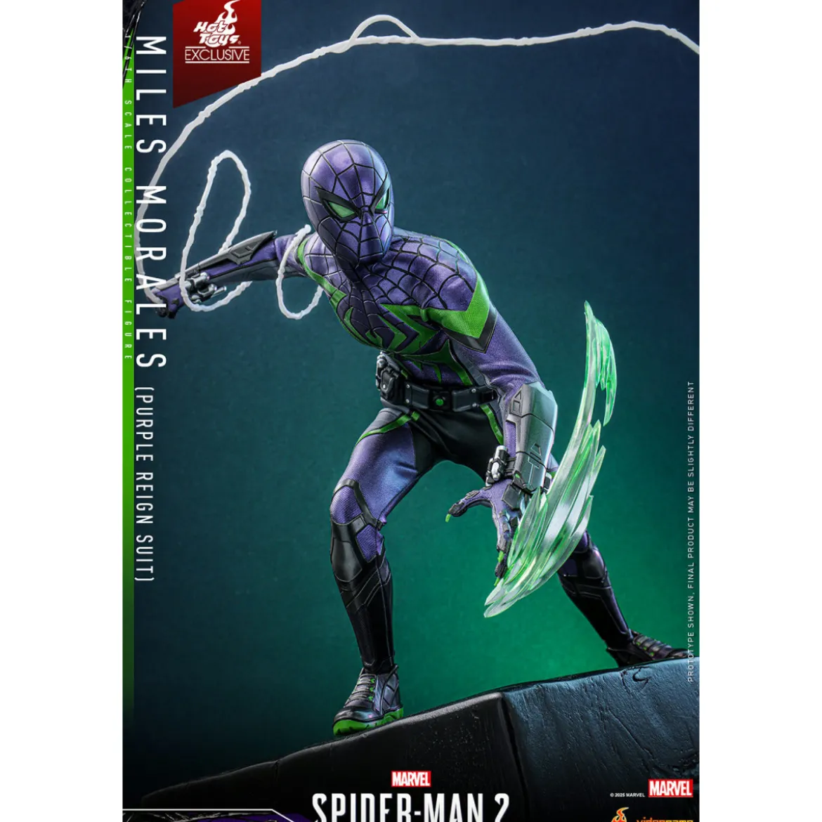 Hot Toys Marvel's Spider-Man 2: Miles Morales (Purple Reign Suit) Video Game Masterpiece 1/6