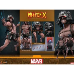 Hot Toys Marvel - Weapon X - Comics Masterpiece 1/6