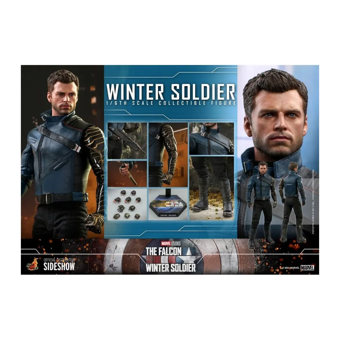 Hot Toys Marvel - Winter Soldier 1/6 - The Falcon and The Winter Soldier