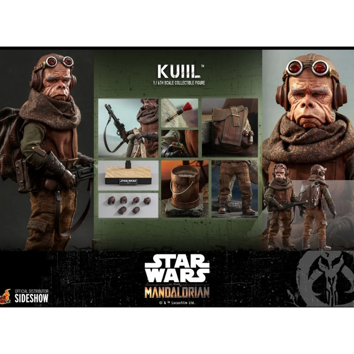 Hot Toys MMS Star Wars The Mandalorian - Kuiil 1/6
