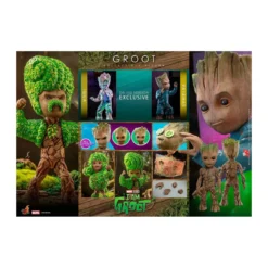 Hot Toys Movie Masterpiece - GROOT DELUXE - Je s'appelle Groot - I'm Groot