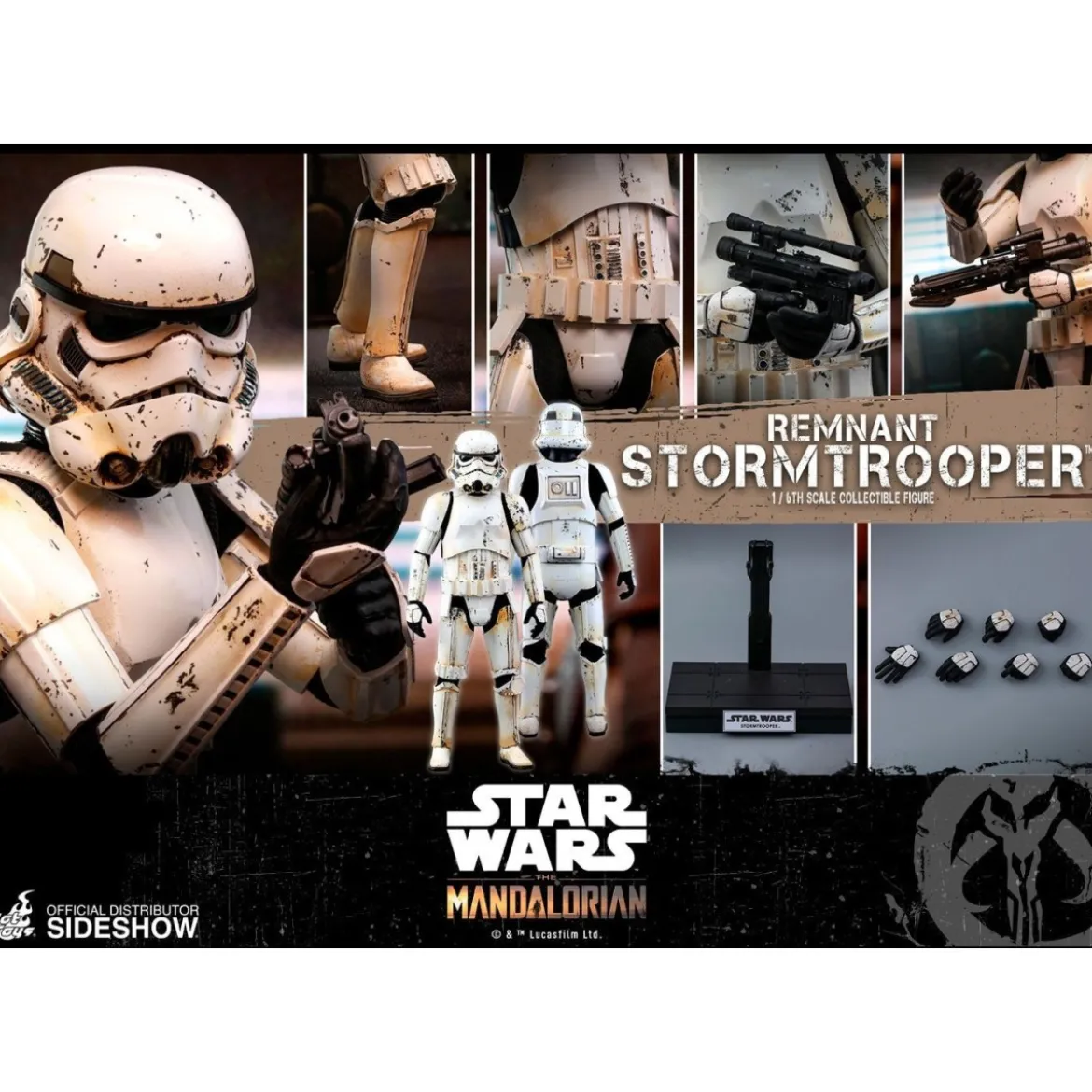 Hot Toys Movie Masterpiece Star Wars - The Mandalorian - Remnant Stormtrooper - Occasion