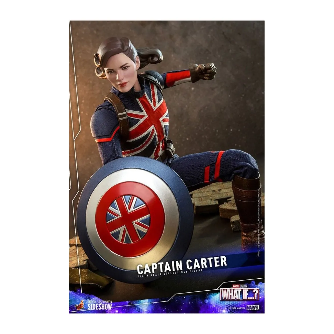 Hot Toys Movie Masterpiece - What If...? Captain Carter Figurine 1/6