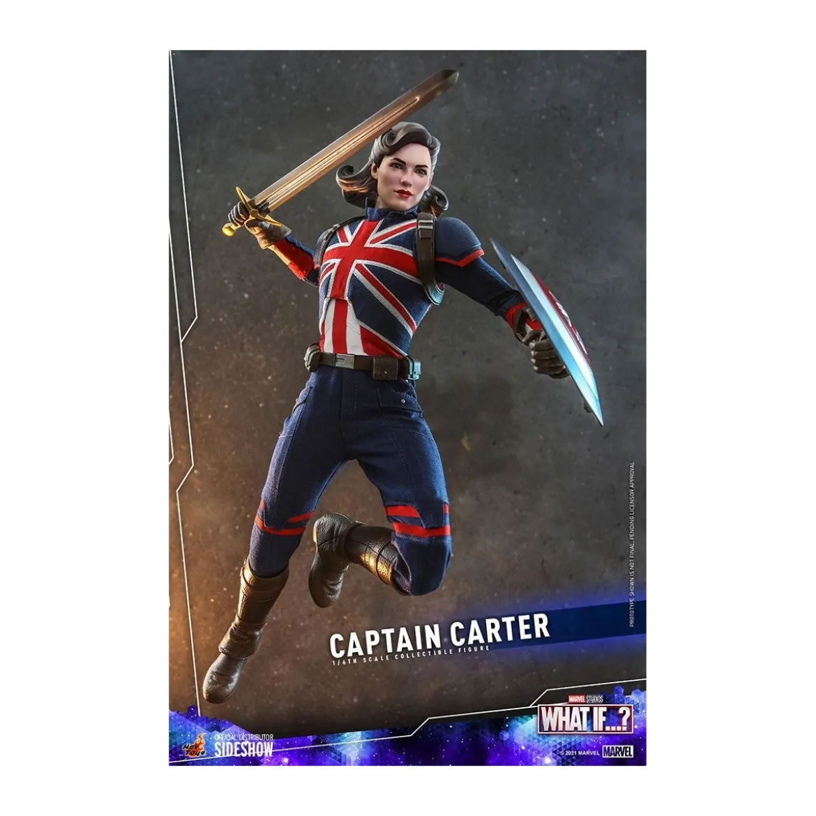 Hot Toys Movie Masterpiece - What If...? Captain Carter Figurine 1/6