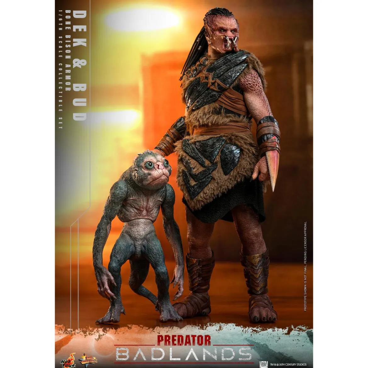 Hot Toys - Predator: Badlands - Dek (Bone Bison Armor) and Bud MMS 1/6