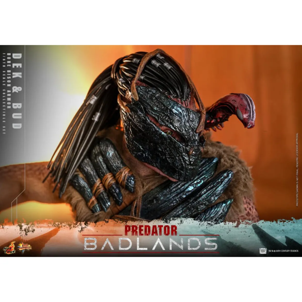 Hot Toys - Predator: Badlands - Dek (Bone Bison Armor) and Bud MMS 1/6