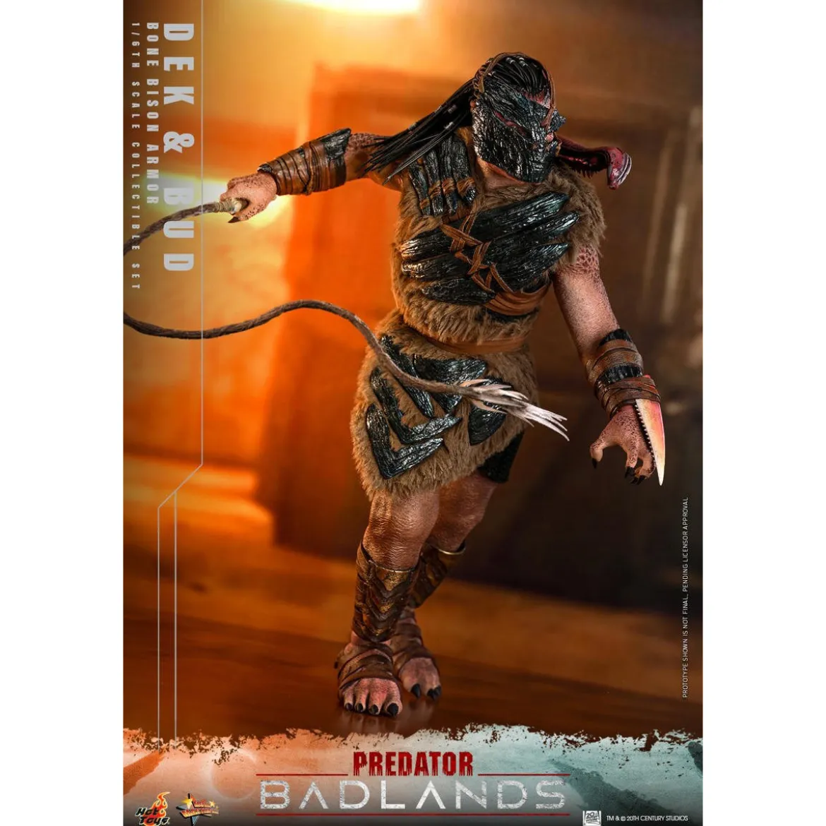 Hot Toys - Predator: Badlands - Dek (Bone Bison Armor) and Bud MMS 1/6