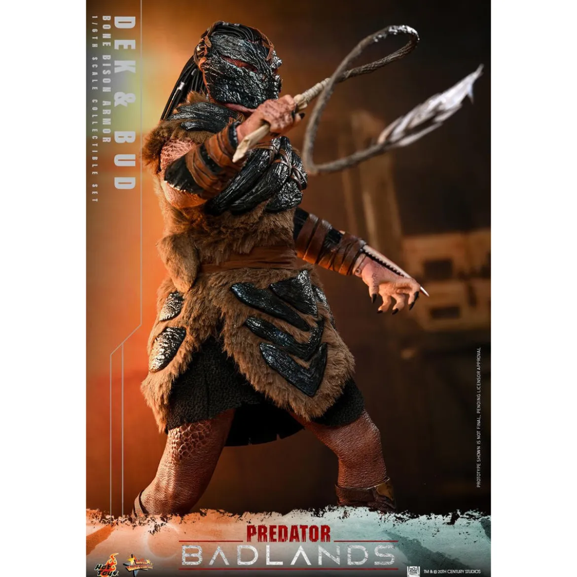 Hot Toys - Predator: Badlands - Dek (Bone Bison Armor) and Bud MMS 1/6