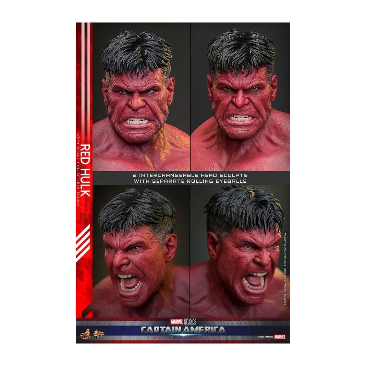 Hot Toys - RED HULK MMS 1/6 - Captain America: Brave New World