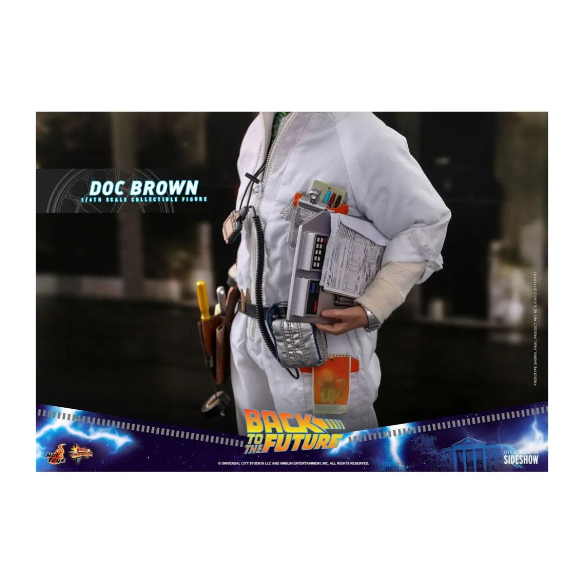 Hot Toys Retour vers le futur Doc Brown figurine 1/6