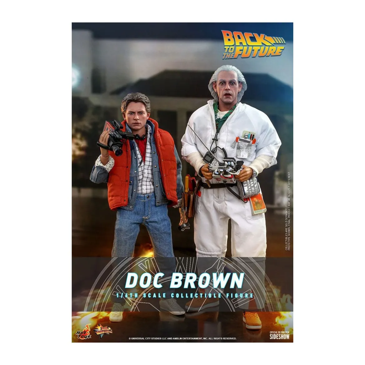 Hot Toys Retour vers le futur Doc Brown figurine 1/6