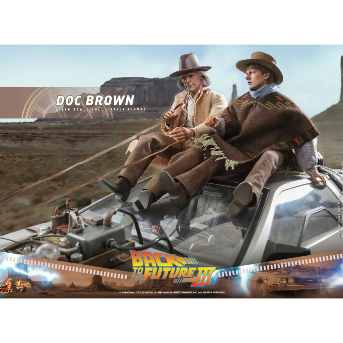 Hot Toys Retour vers le futur 3 - Doc Brown Movie masterpiece 1/6