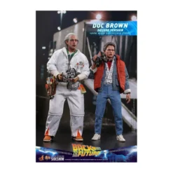 Hot Toys Retour vers le futur Doc Brown Deluxe Version figurine 1/6