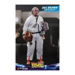 Hot Toys Retour vers le futur Doc Brown Deluxe Version figurine 1/6