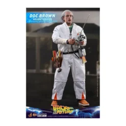 Hot Toys Retour vers le futur Doc Brown Deluxe Version figurine 1/6