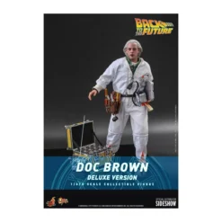Hot Toys Retour vers le futur Doc Brown Deluxe Version figurine 1/6