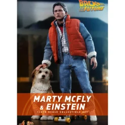 Hot Toys Retour vers le futur Marty McFly & Enstein figurine 1/6