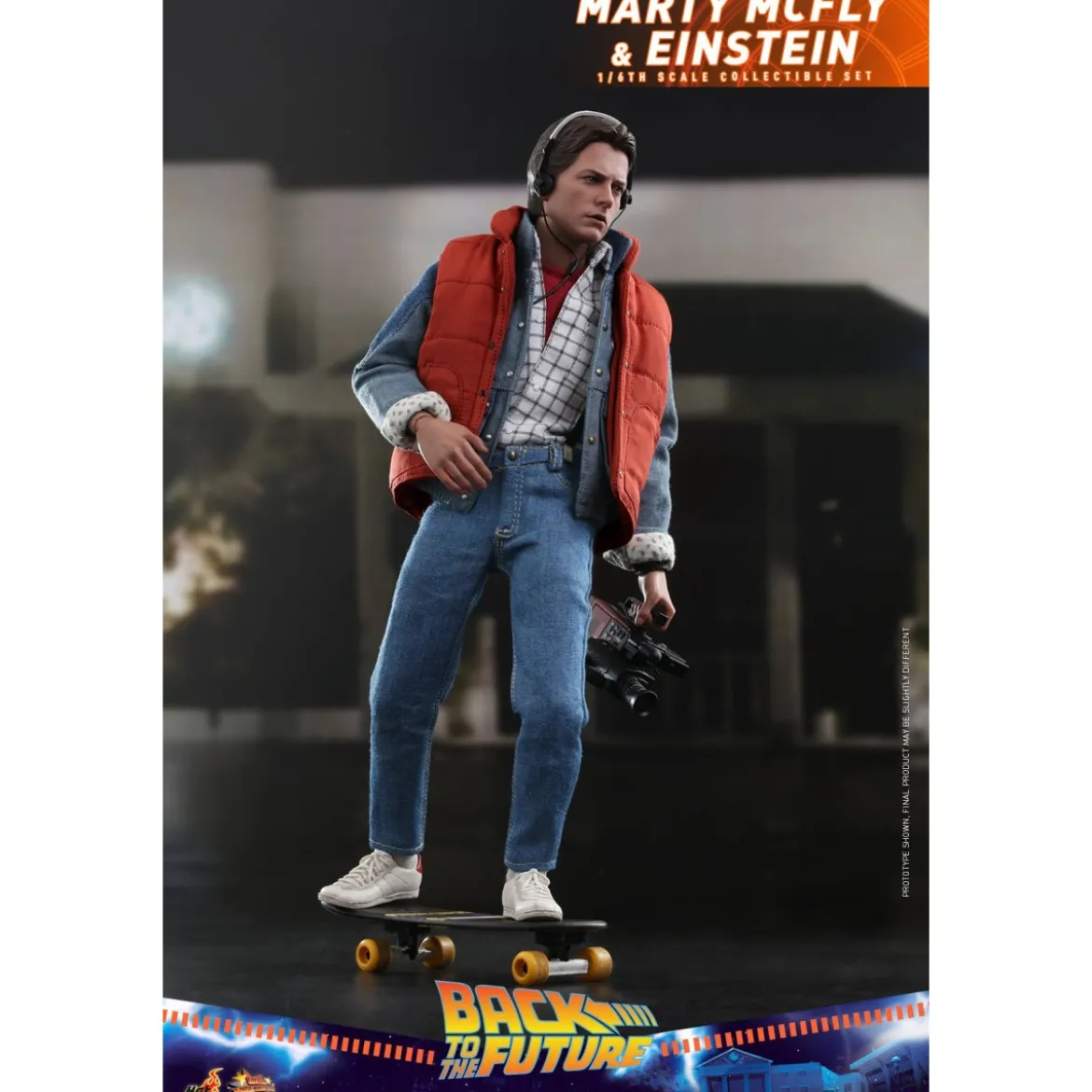 Hot Toys Retour vers le futur Marty McFly & Enstein figurine 1/6