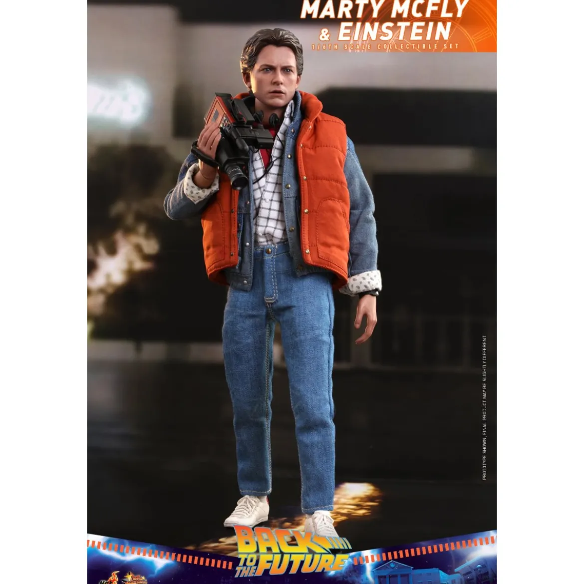 Hot Toys Retour vers le futur Marty McFly & Enstein figurine 1/6