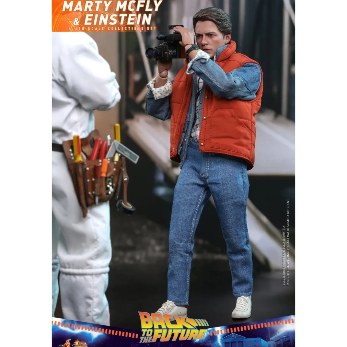 Hot Toys Retour vers le futur Marty McFly & Enstein figurine 1/6