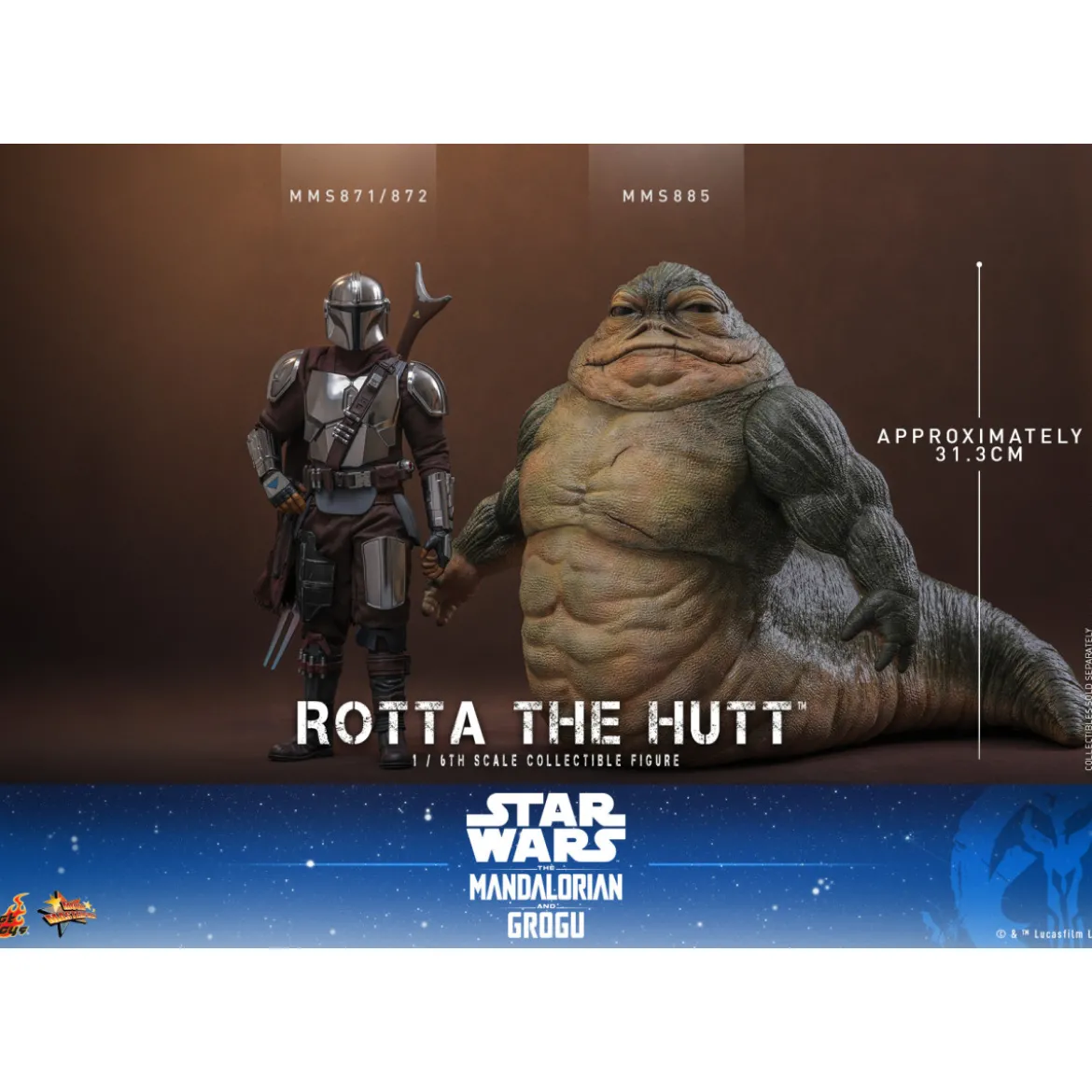 Hot Toys - Rotta The Hutt MMS 1/6 - Star Wars: The Mandalorian & Grogu
