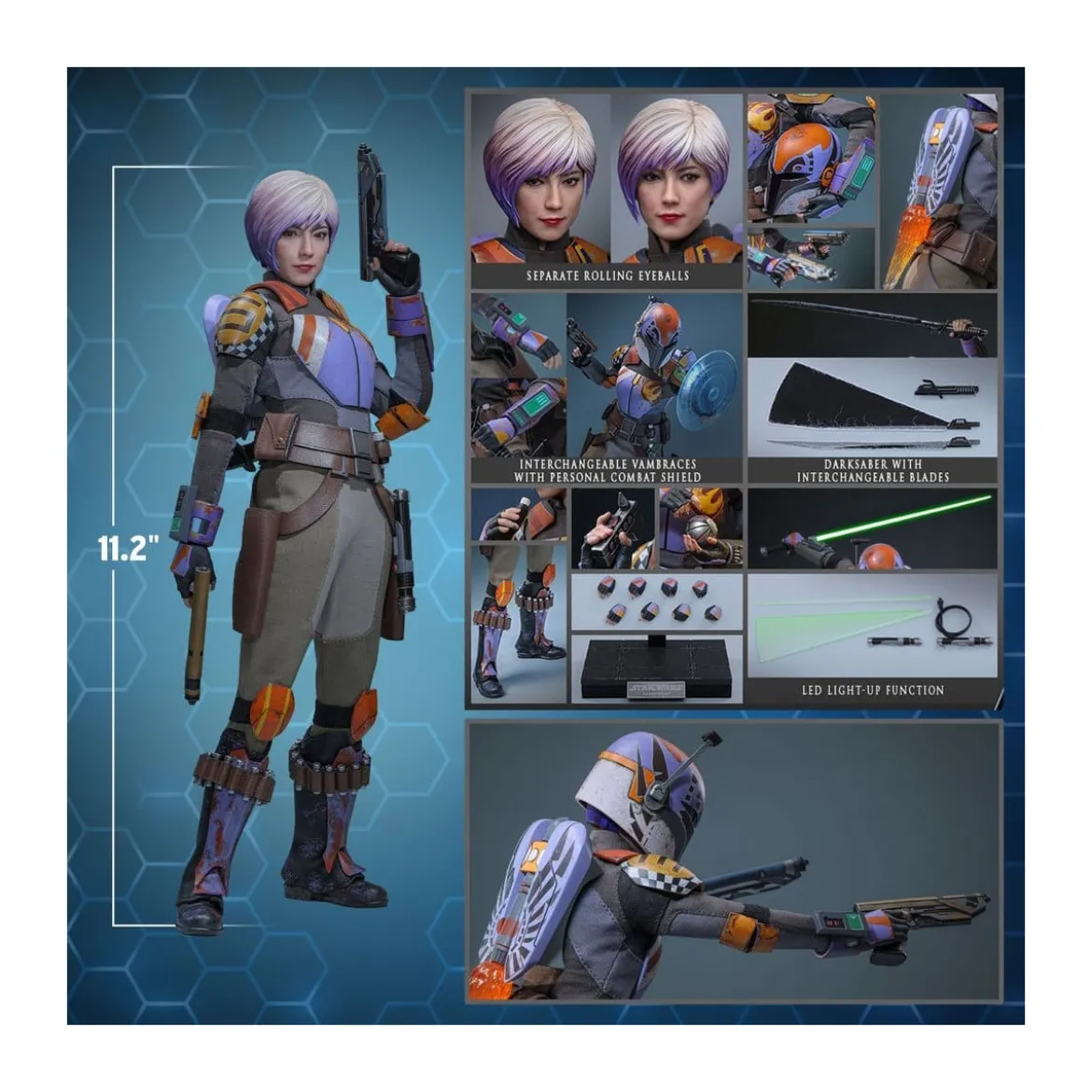 Hot Toys - Sabine Wren TMS 1/6 - Star Wars: Rebels