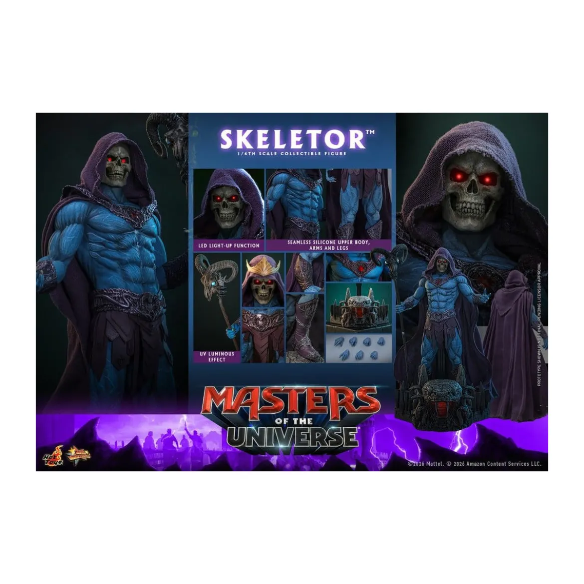 Hot Toys - Skeletor Movie Masterpiece 1/6 - Masters of the Universe