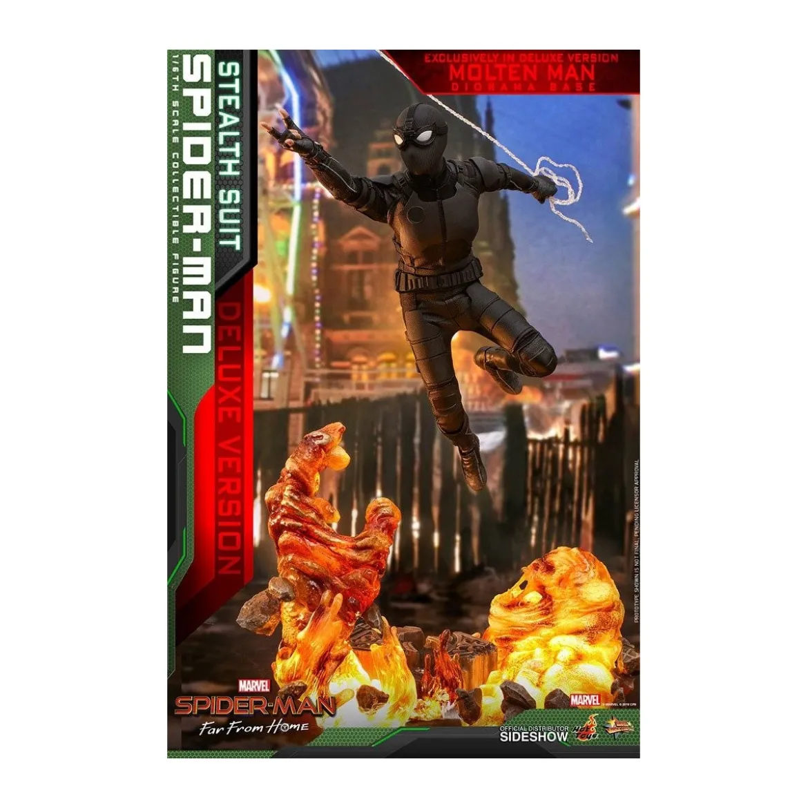 Hot Toys Spider-Man Far From Home Spider-Man (Stealth Suit) - Deluxe Version - 29cm