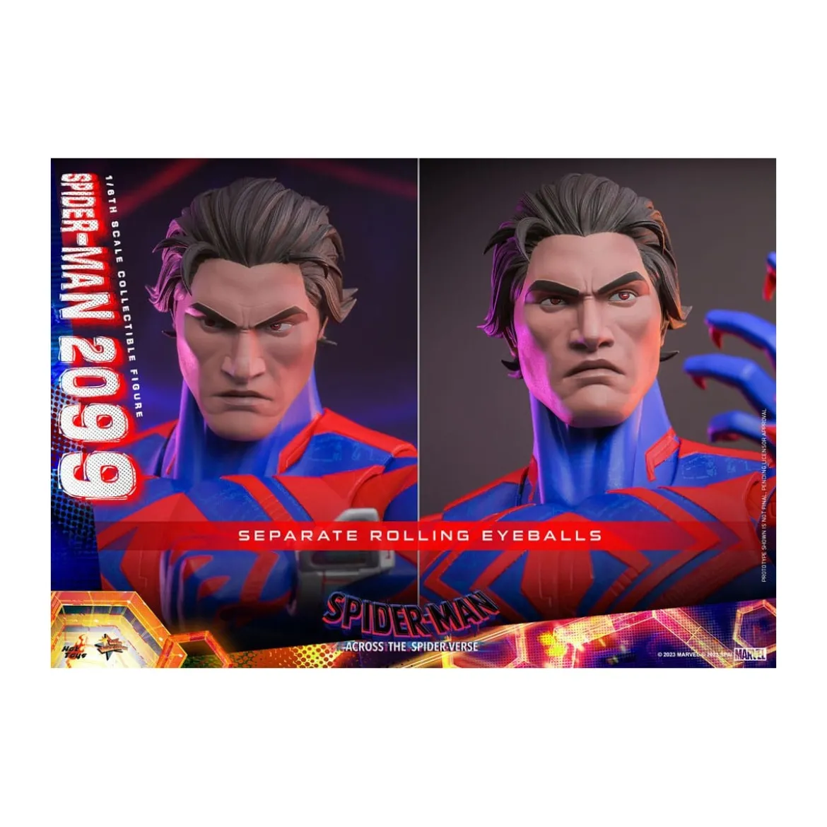 Hot Toys - Spider-Man 2099 - Spider-Man: Across the Spider-Verse Part One - Movie Masterpiece 1/6