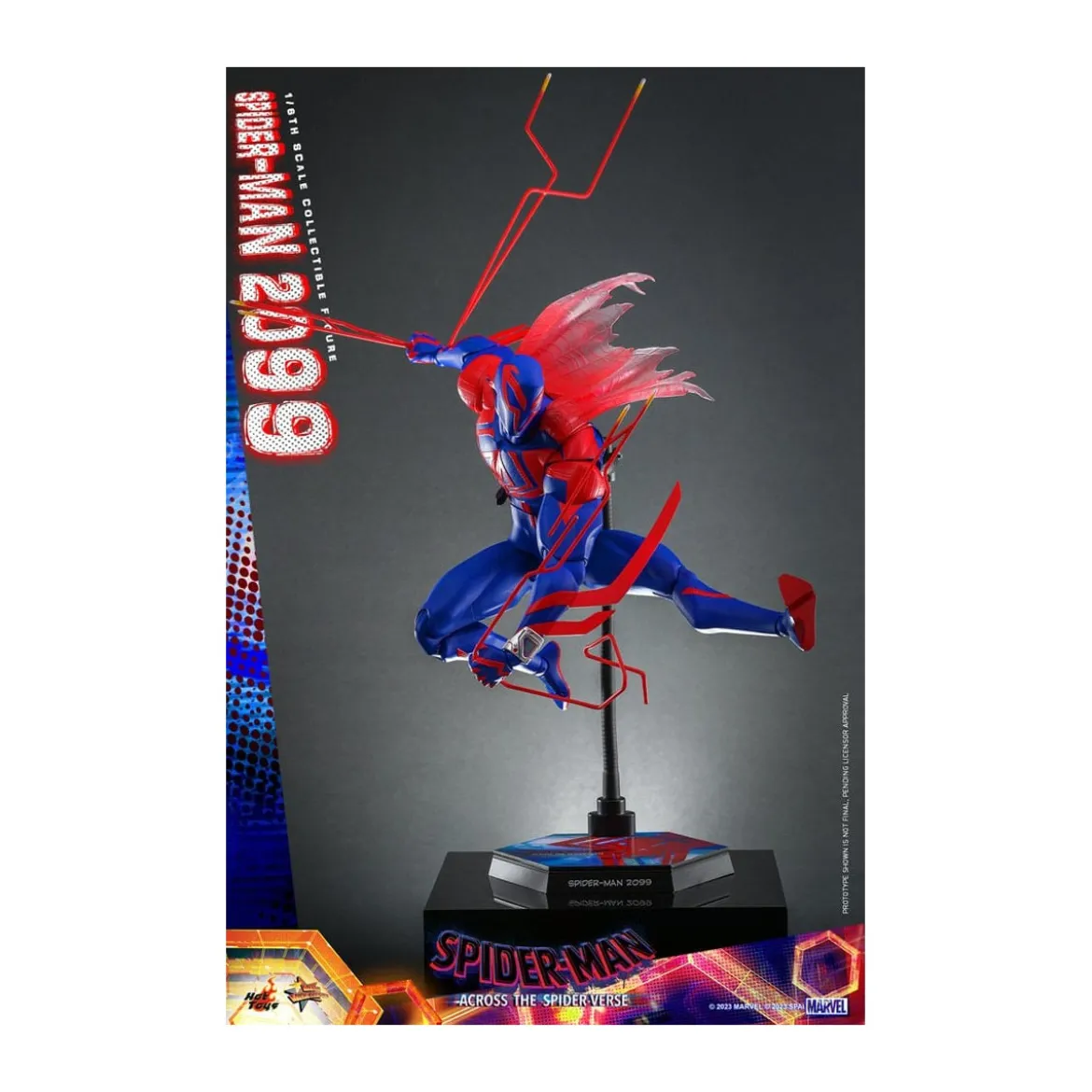 Hot Toys - Spider-Man 2099 - Spider-Man: Across the Spider-Verse Part One - Movie Masterpiece 1/6