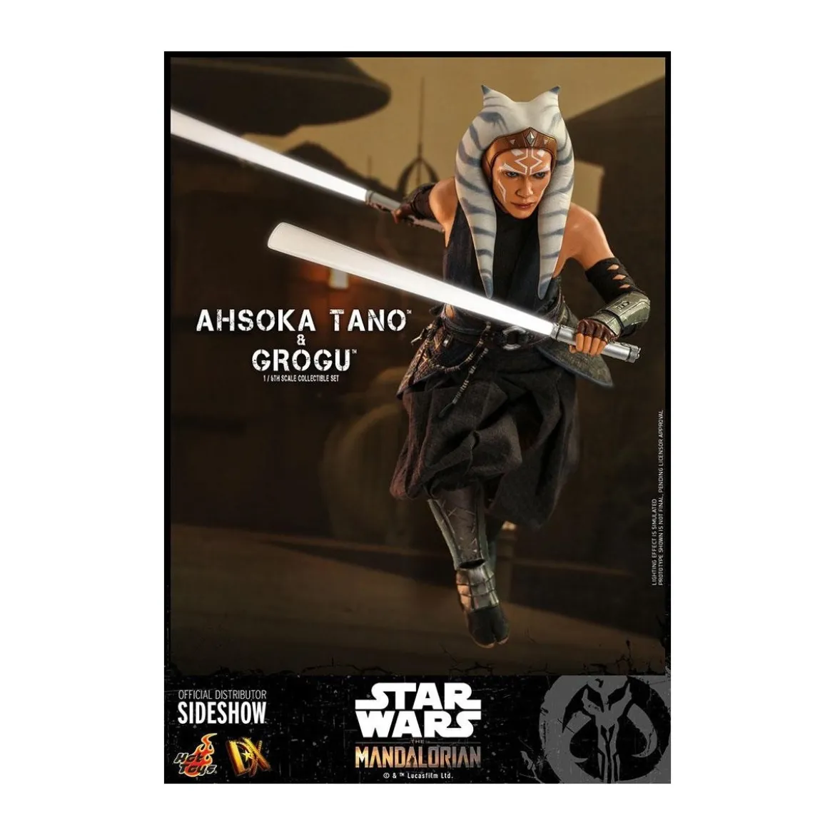 Hot Toys Star Wars - Ahsoka Tano & Grogu - The mandalorian 1/6
