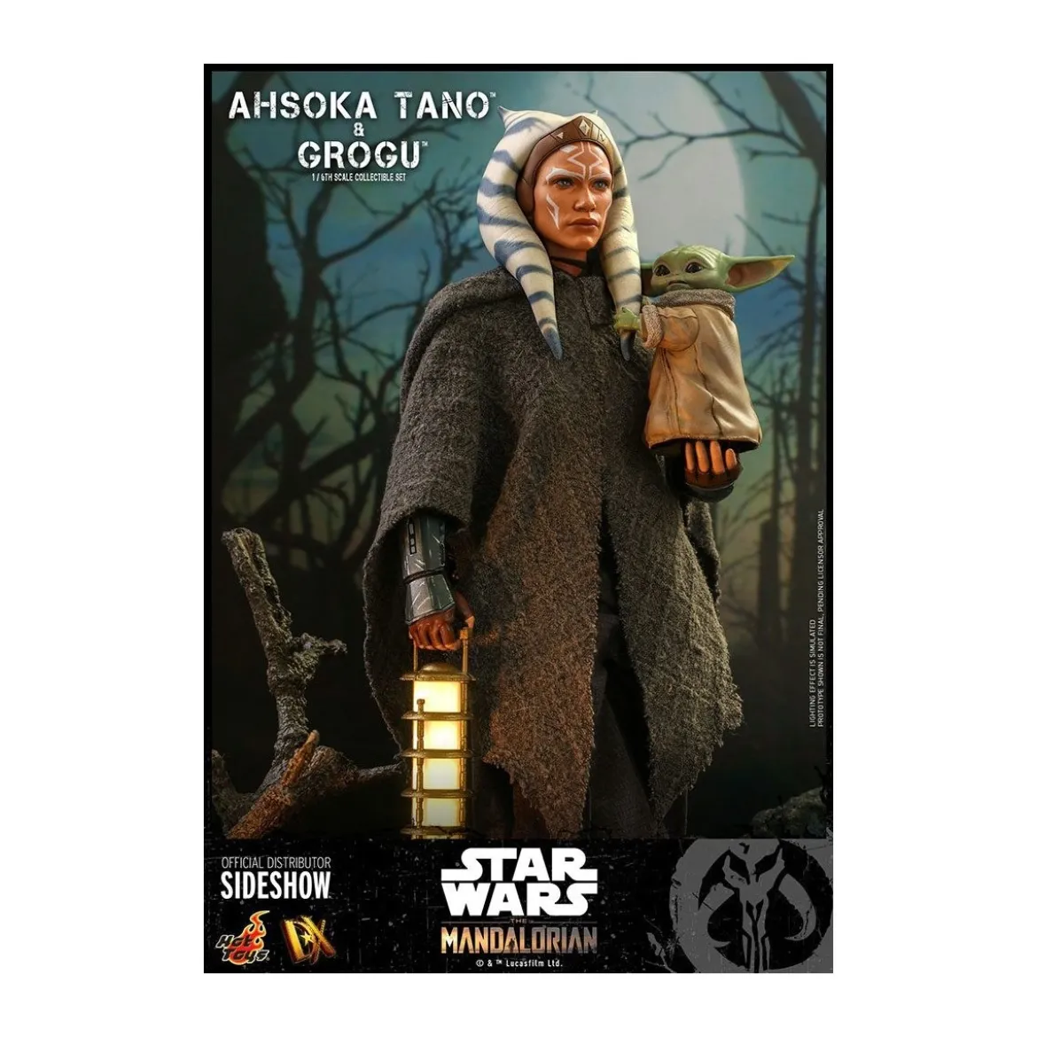 Hot Toys Star Wars - Ahsoka Tano & Grogu - The mandalorian 1/6