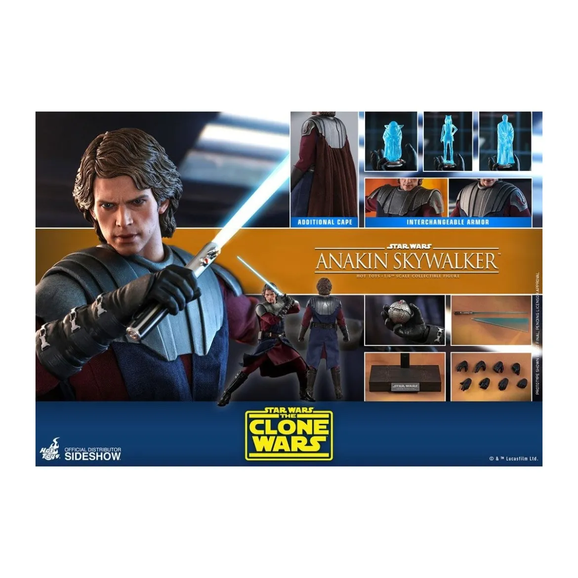 Hot Toys Star Wars - Anakin Skywalker - The Clone Wars 1/6