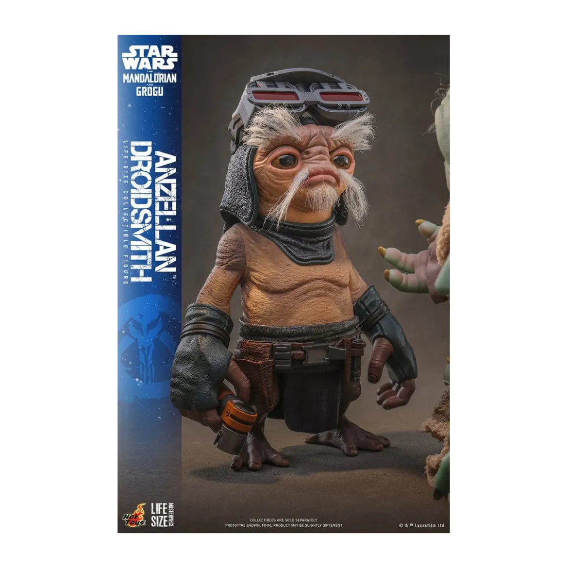 Hot toys Star Wars - Anzellan Droidsmith Life-Size Masterpiece Series - Star Wars: The Mandalorian & Grogu