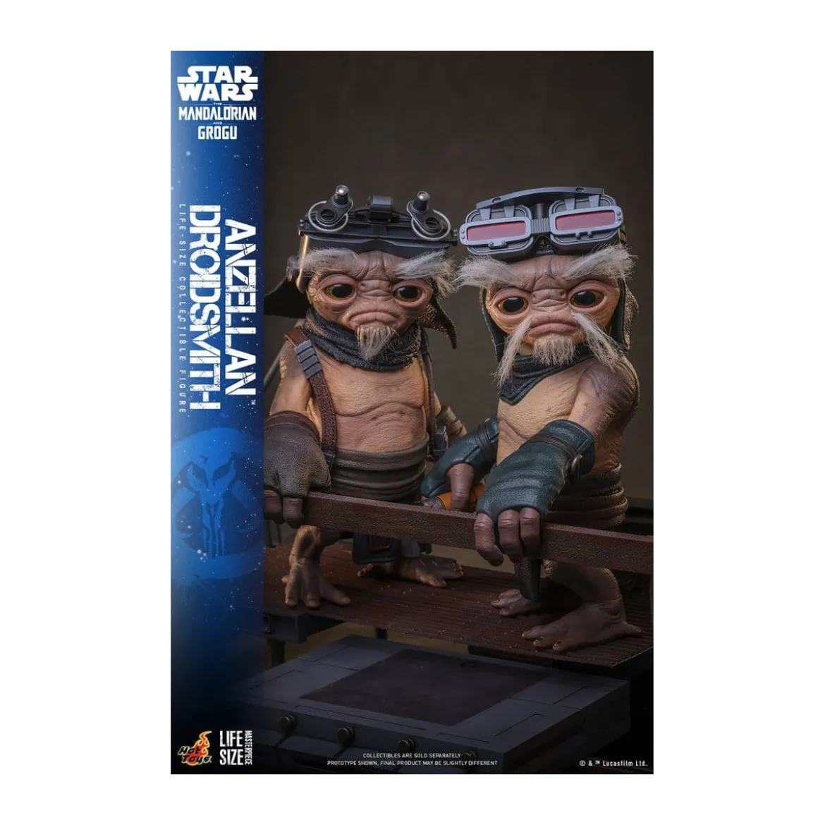 Hot toys Star Wars - Anzellan Droidsmith Life-Size Masterpiece Series - Star Wars: The Mandalorian & Grogu