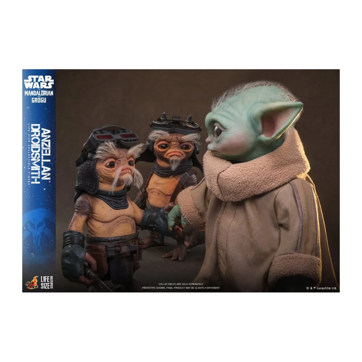 Hot toys Star Wars - Anzellan Droidsmith Life-Size Masterpiece Series - Star Wars: The Mandalorian & Grogu