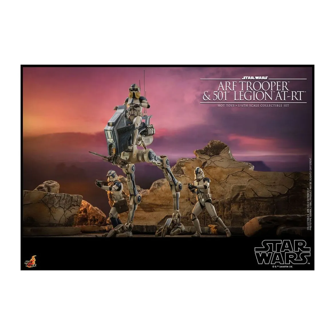 Hot Toys Star Wars - ARF Trooper & 501st Legion AT-RT - The Clone Wars 1/6