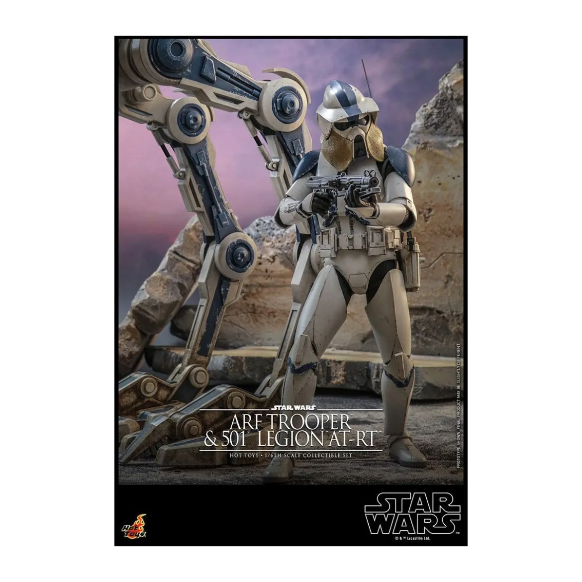 Hot Toys Star Wars - ARF Trooper & 501st Legion AT-RT - The Clone Wars 1/6