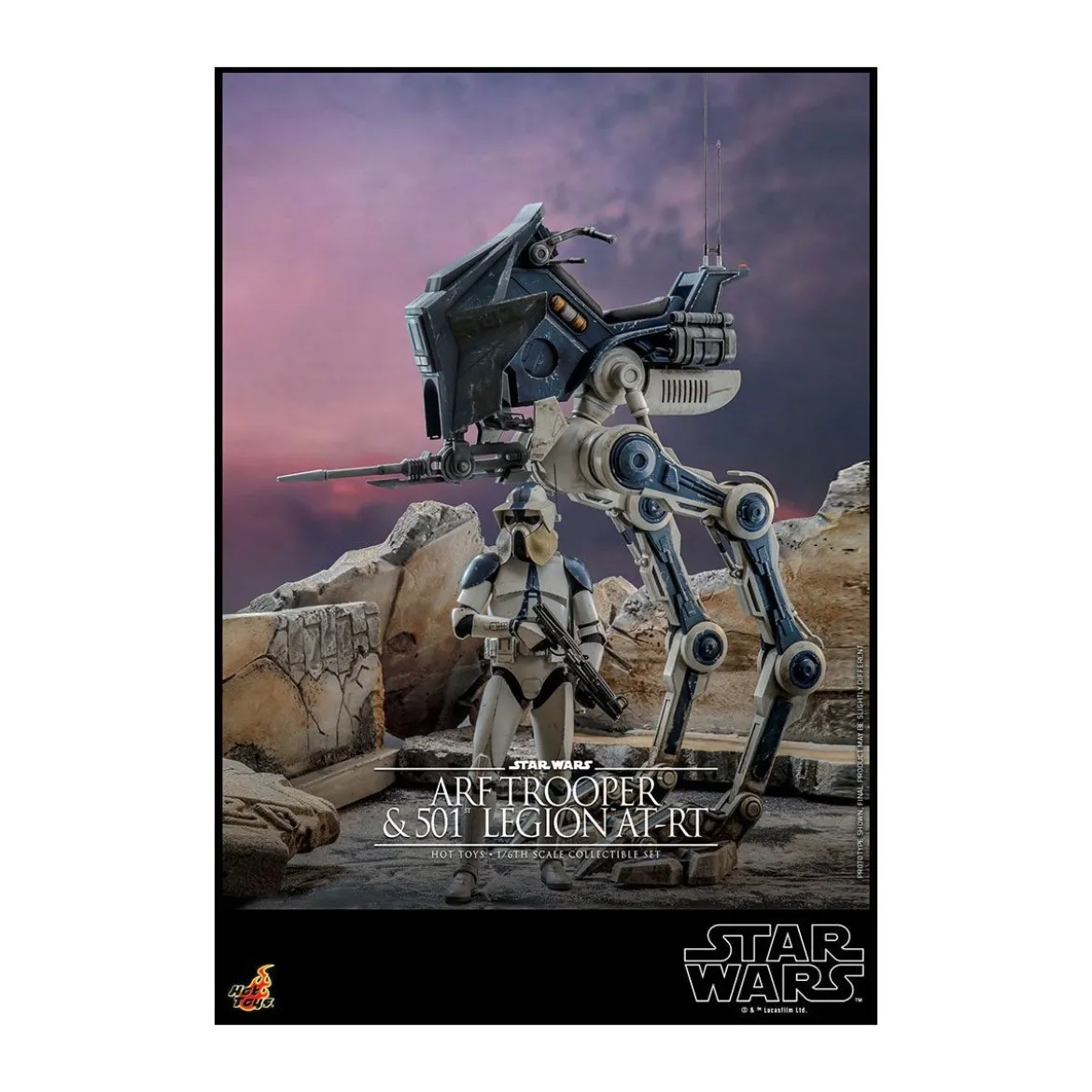 Hot Toys Star Wars - ARF Trooper & 501st Legion AT-RT - The Clone Wars 1/6