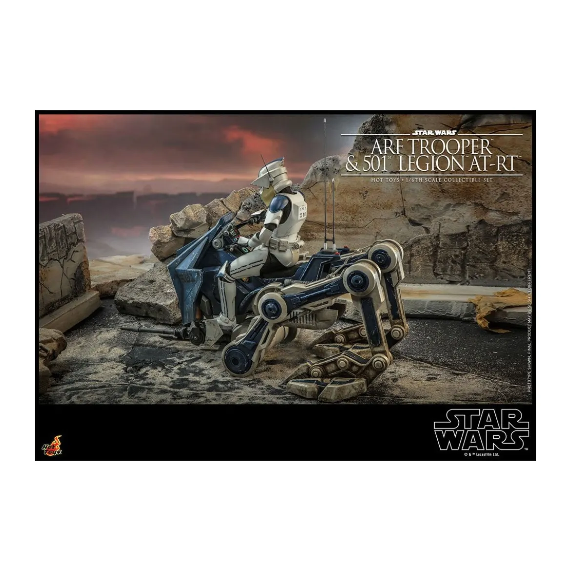 Hot Toys Star Wars - ARF Trooper & 501st Legion AT-RT - The Clone Wars 1/6