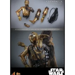 Hot toys Star Wars: Chewbacca with Disassembled C-3PO MMS766 1/6 - The Empire Strikes Back