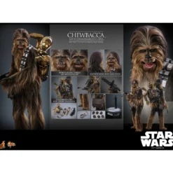 Hot toys Star Wars: Chewbacca with Disassembled C-3PO MMS766 1/6 - The Empire Strikes Back