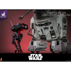 Hot Toys Star Wars - Chopper (C1-10P) & BD-1 (Imperial Disguise) - Rebels Hot Toys Exclusive