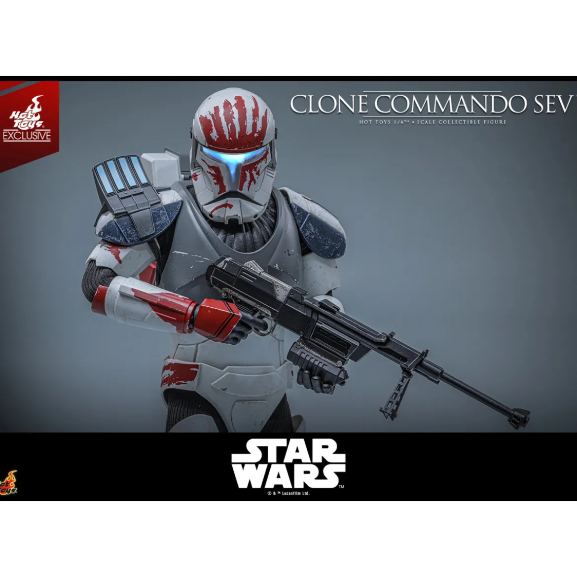 Hot Toys Star Wars - Clone Commando Sev - The Clone Wars 1/6 Hot Toys Exclusive
