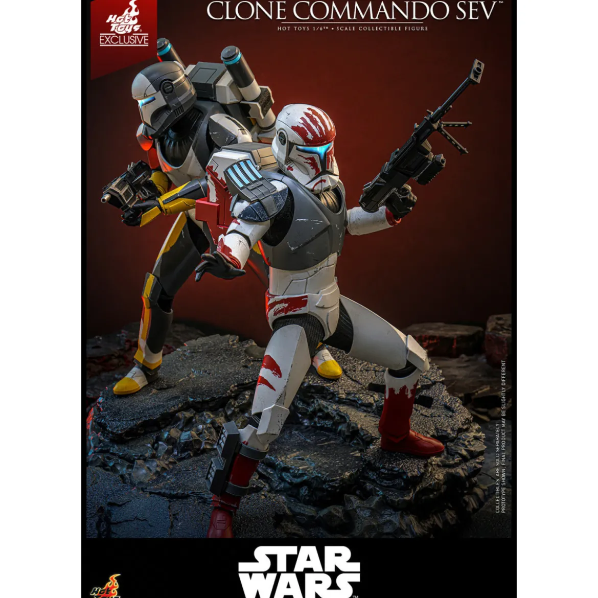 Hot Toys Star Wars - Clone Commando Sev - The Clone Wars 1/6 Hot Toys Exclusive