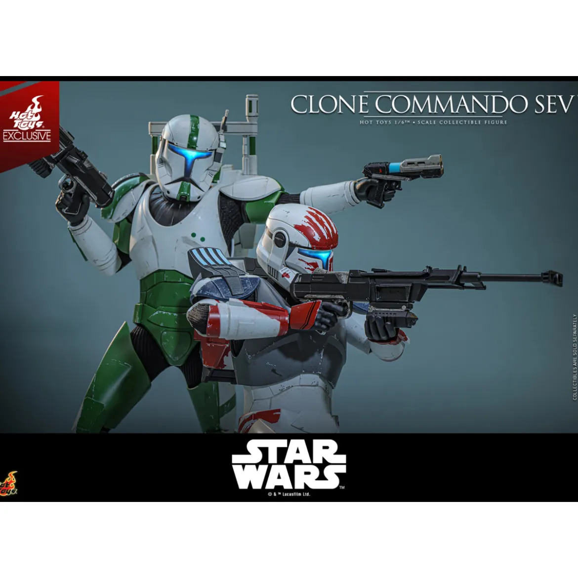 Hot Toys Star Wars - Clone Commando Sev - The Clone Wars 1/6 Hot Toys Exclusive