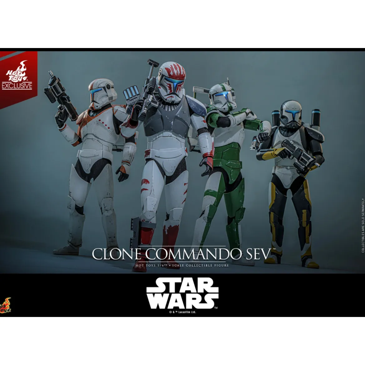 Hot Toys Star Wars - Clone Commando Sev - The Clone Wars 1/6 Hot Toys Exclusive