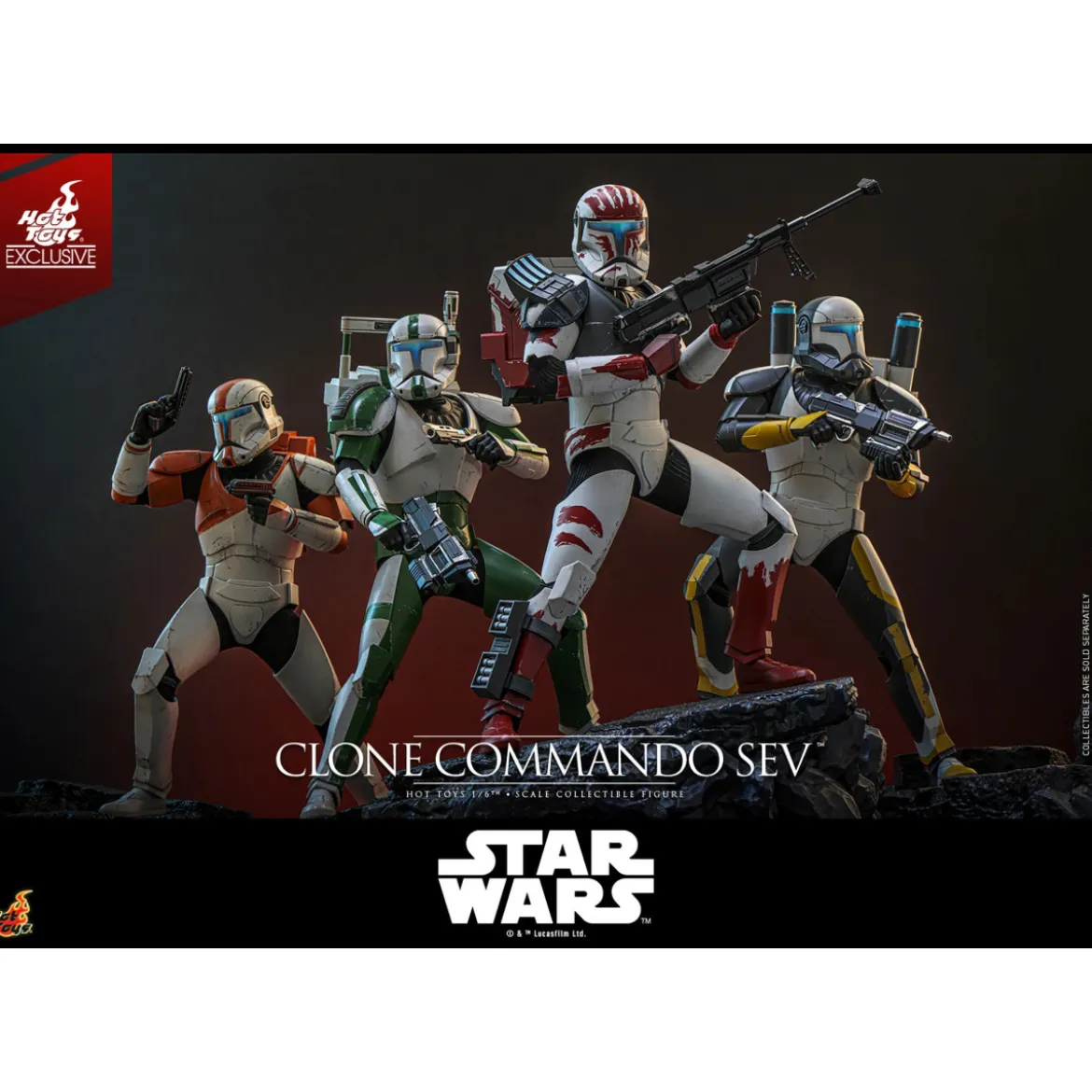 Hot Toys Star Wars - Clone Commando Sev - The Clone Wars 1/6 Hot Toys Exclusive