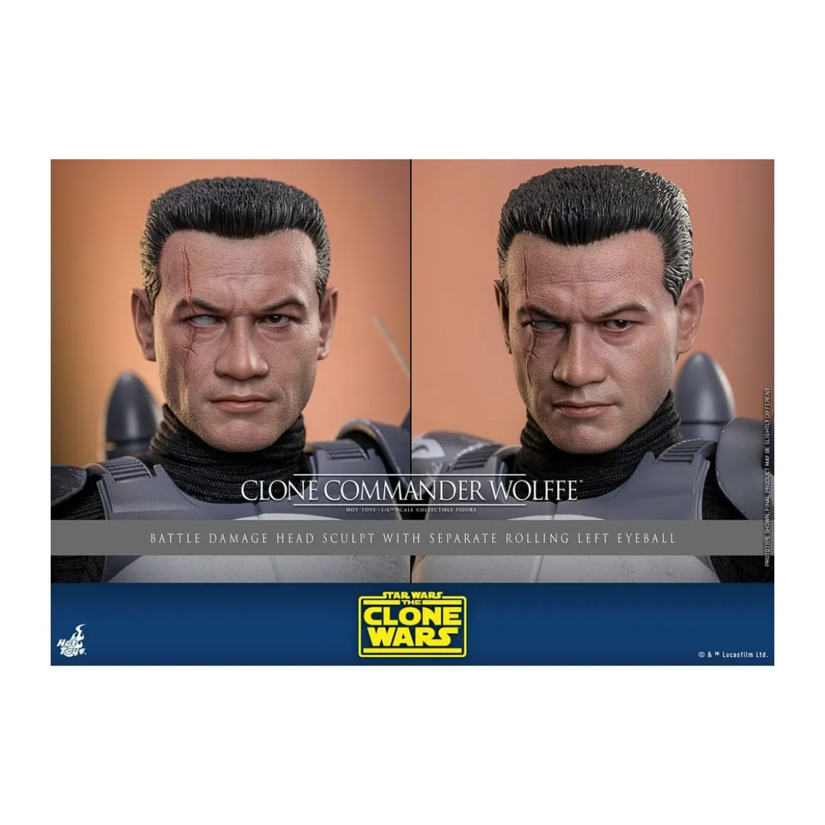 Hot Toys Star Wars - Clone Commander Wolffe - The Clone Wars 1/6