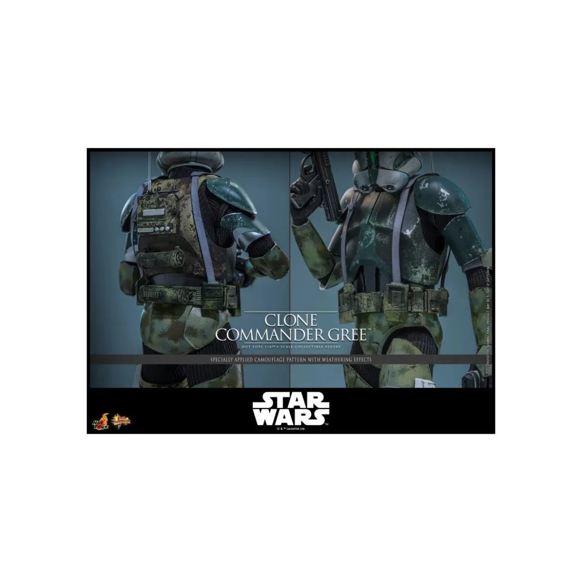 Hot Toys Star Wars - Clone Commander Gree 1/6 MMS877 - Episode III: Revenge of the Sith